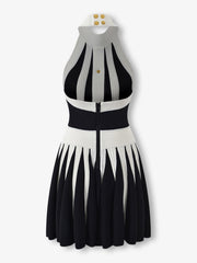 Milan feather mini dress
