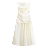 Crème Whirl Dress