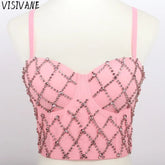 Sling Bustier Elegant Underbust Corset Top Party Vintage Elegant Club Stage Show Streetwear Tees