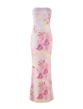 Mileena Floral Mesh Maxi Dress