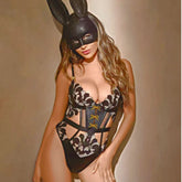 Toucheart Erotic Bodysuit Bunnygirl Temptation Backless See-through Body Shaping Intimate Jumpsuit
