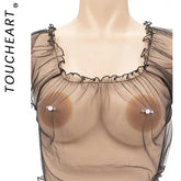 Toucheart Solid State Rubber Nipple Patch Invisible and Traceless Solid Chest Patch Breast Patch Nipple Decoration