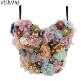 Visivane Club Cropped Shirt Camis Shaper Tank Top Corset Blusas Roupas Femininas Bra Tops y2k