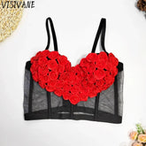 Y2k Top Corset Luxury Party Club Stage Show Tees Camis Tank Top