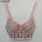 Y2k Tops Tank Vintage Corset Party Club Stage Show Streetwear Tees Camis