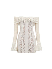 Angelee Off-Shoulder Lace Dress
