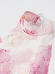 Aziza Floral Halter Mini Dress
