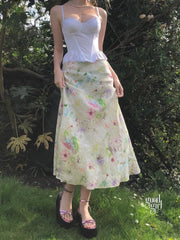 Bea Floral Fishtail Maxi Skirt