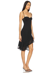 Charlotte Strappy Mesh Midi Dress