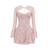 Chevy Lace-Up Mini Dress Set