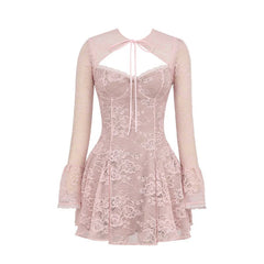 Chevy Lace-Up Mini Dress Set