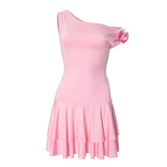 Dyani One Shoulder Pleated Dress