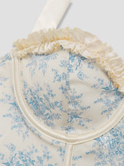 Ellamarie Printed Ruffle Corset Top