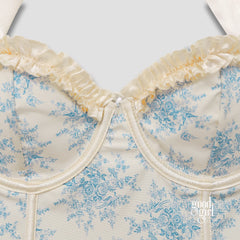 Ellamarie Printed Ruffle Corset Top
