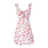 Indy Ruffled Floral Mini Dress