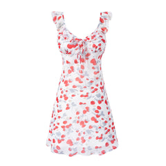 Indy Ruffled Floral Mini Dress