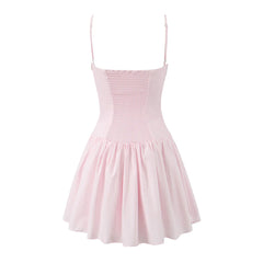 Kaya Delicate Backless Mini Dress