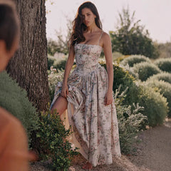 Lelani French Floral Midi Dress