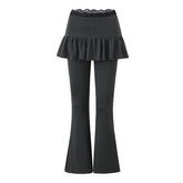 Lian Lace Skirted Flare Pants