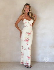 Luciana Radiant Floral Maxi Dress
