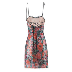 Monserrat Sequin Strap Mini Dress