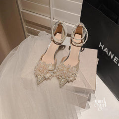Peyton Glitter Pearl Pumps