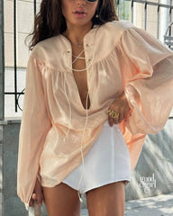 Renesmee Tie-Front Blouse