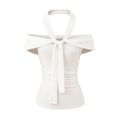 Richelle Asymmetric Halter Top