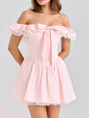 Samiyah Off Shoulder Ruffle Dress