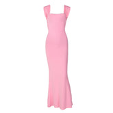 Story Backless Strappy Maxi Dress