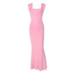 Story Backless Strappy Maxi Dress
