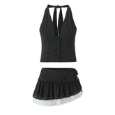 Zaire Polka Dot Skirt Set