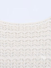 Zipporah Cut Out Knit Top