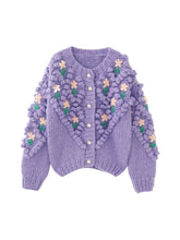 Rania Floral Knitted Cardigan