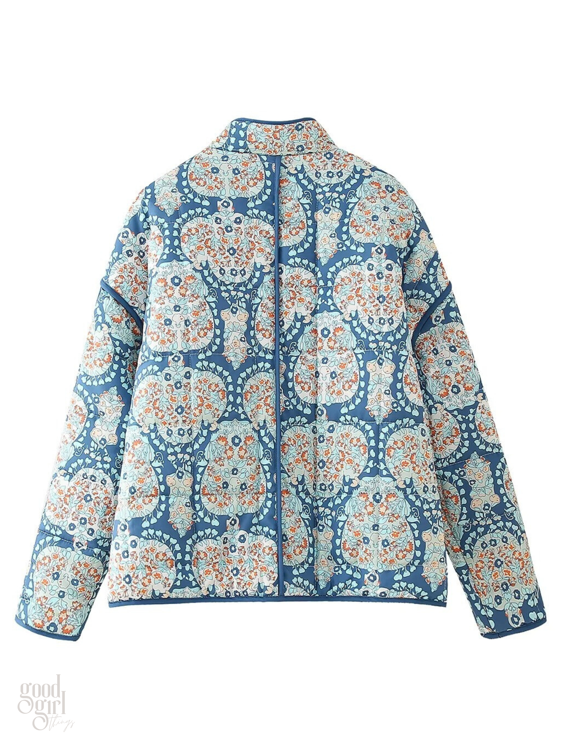 Billie Retro Printed Cotton Jacket