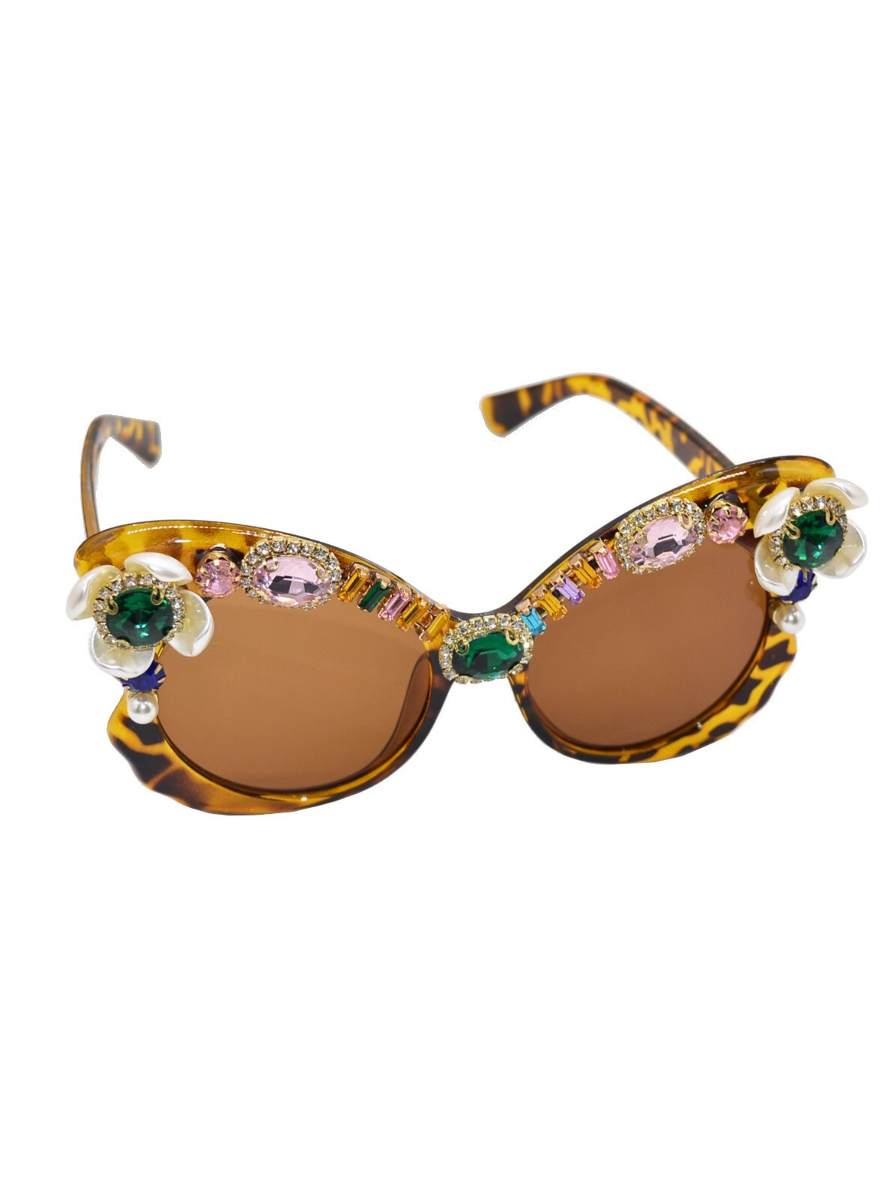 Taraji Crystal Embellished Sunglasses