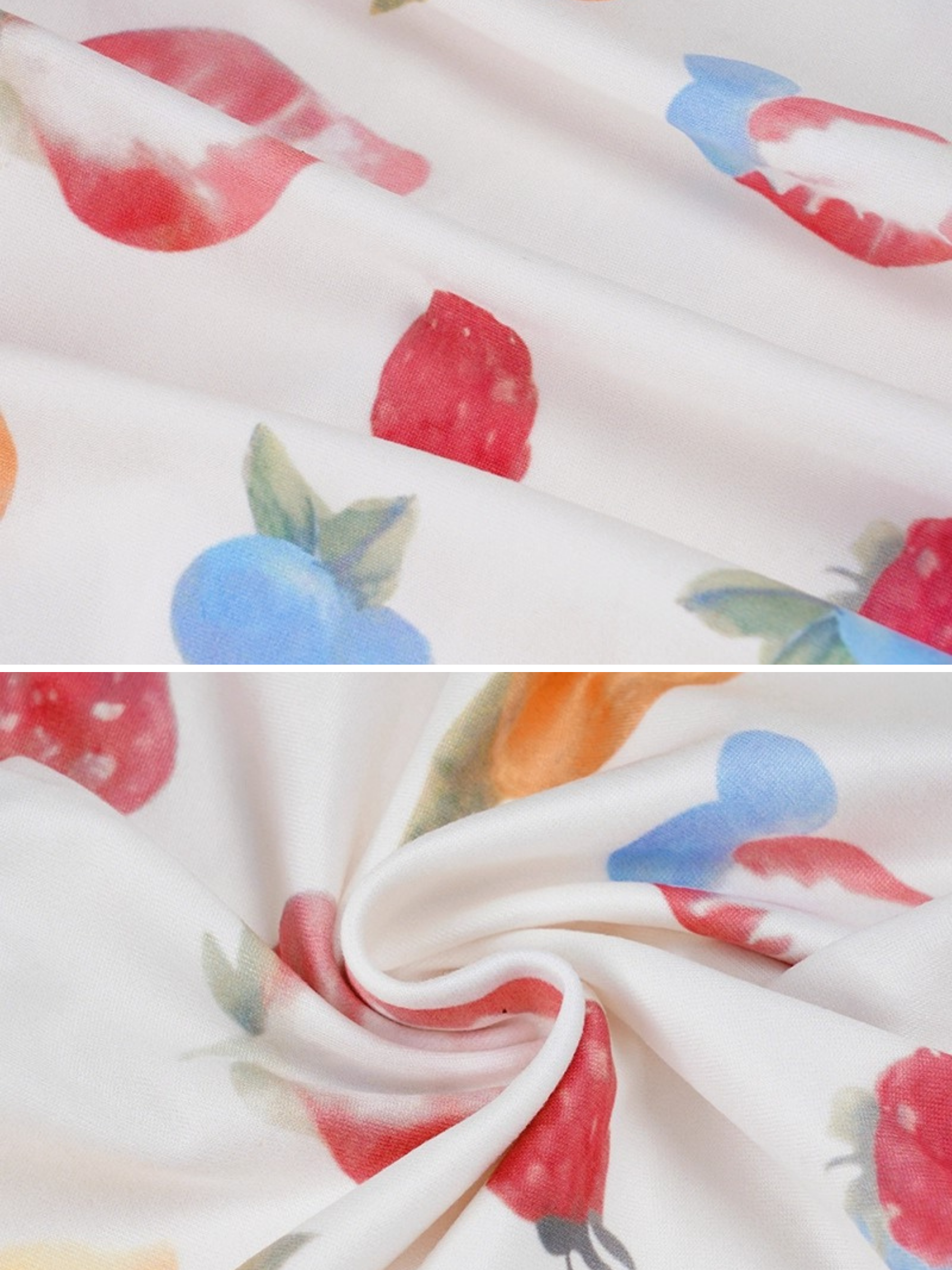 Ashtynn Fruit Print Tube Top