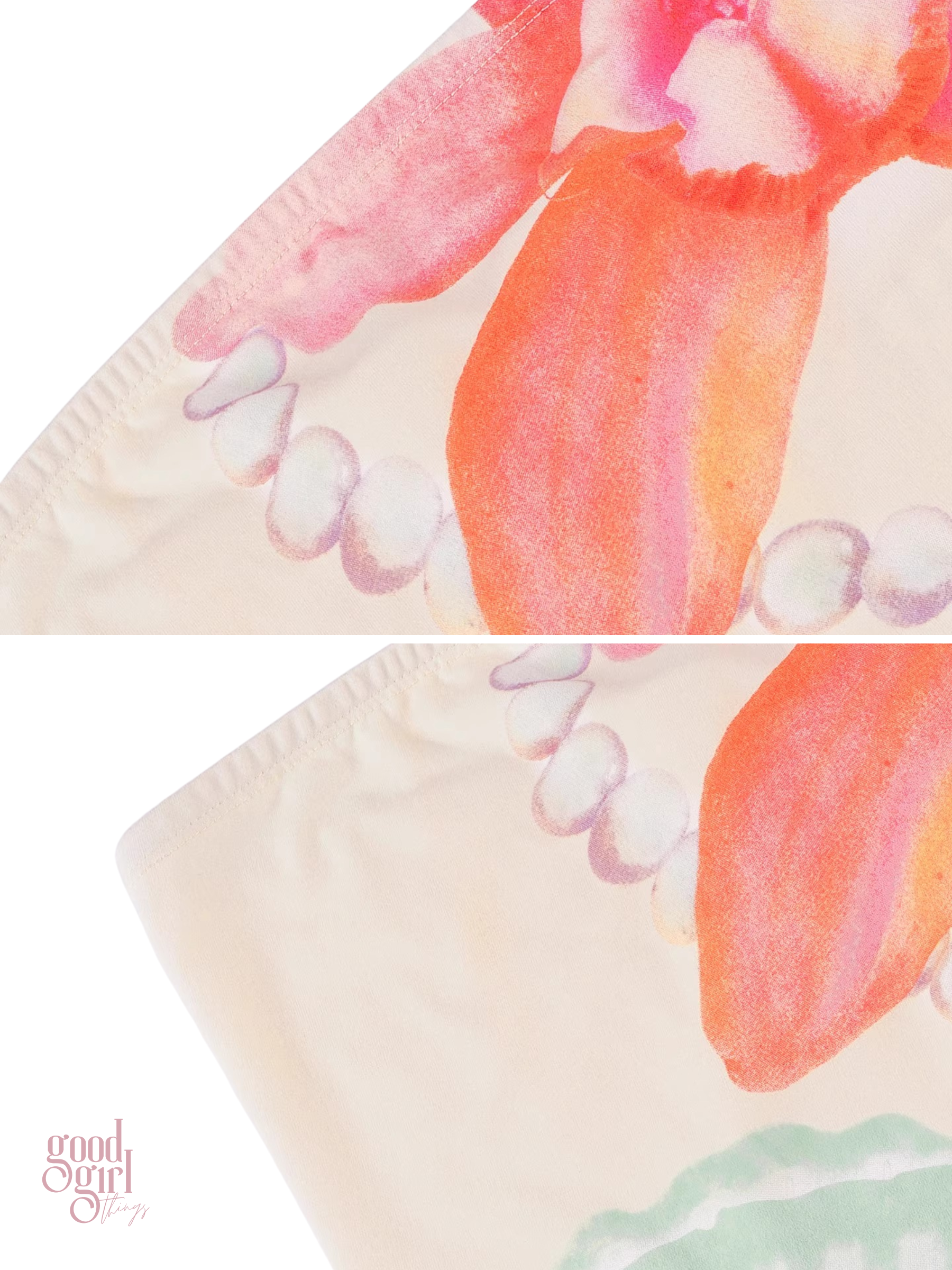 Evelia Floral Tube Top