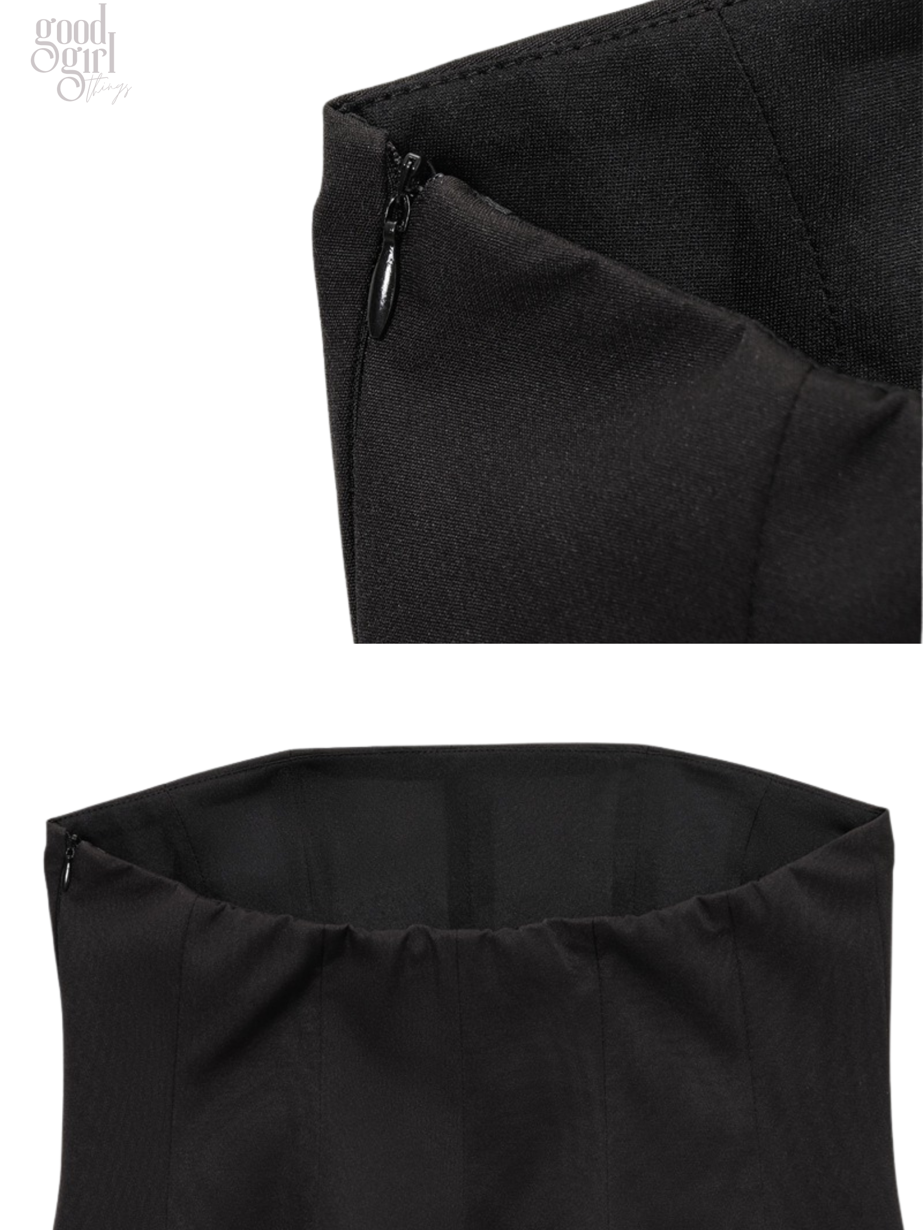Amiya Strapless Tube Top