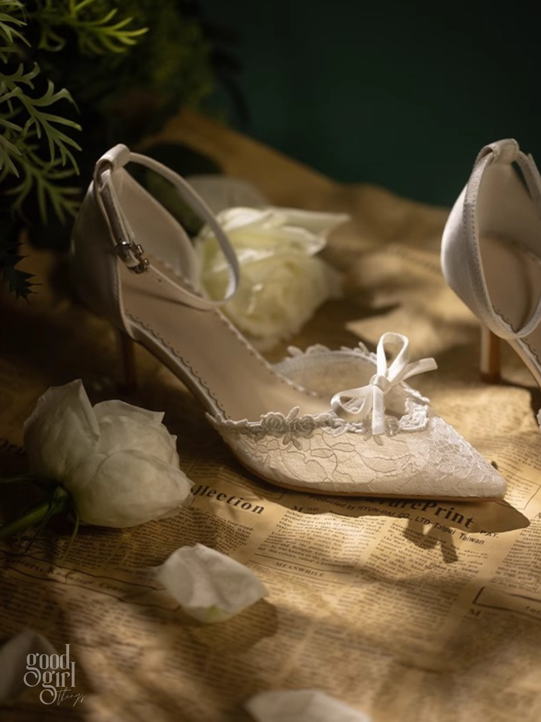 Diane Lace Stiletto Heels