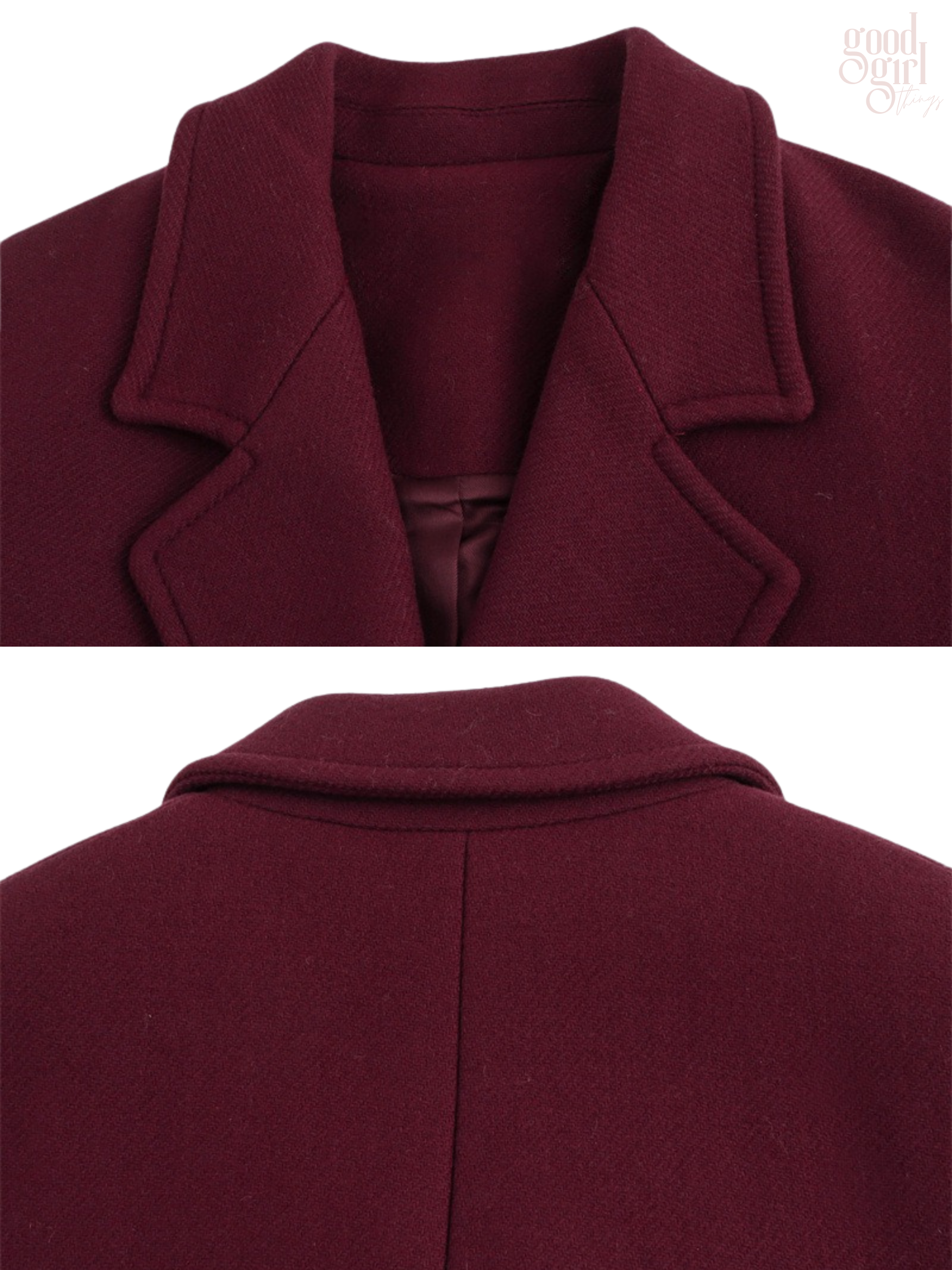 Adley Double-Breasted Long Coat