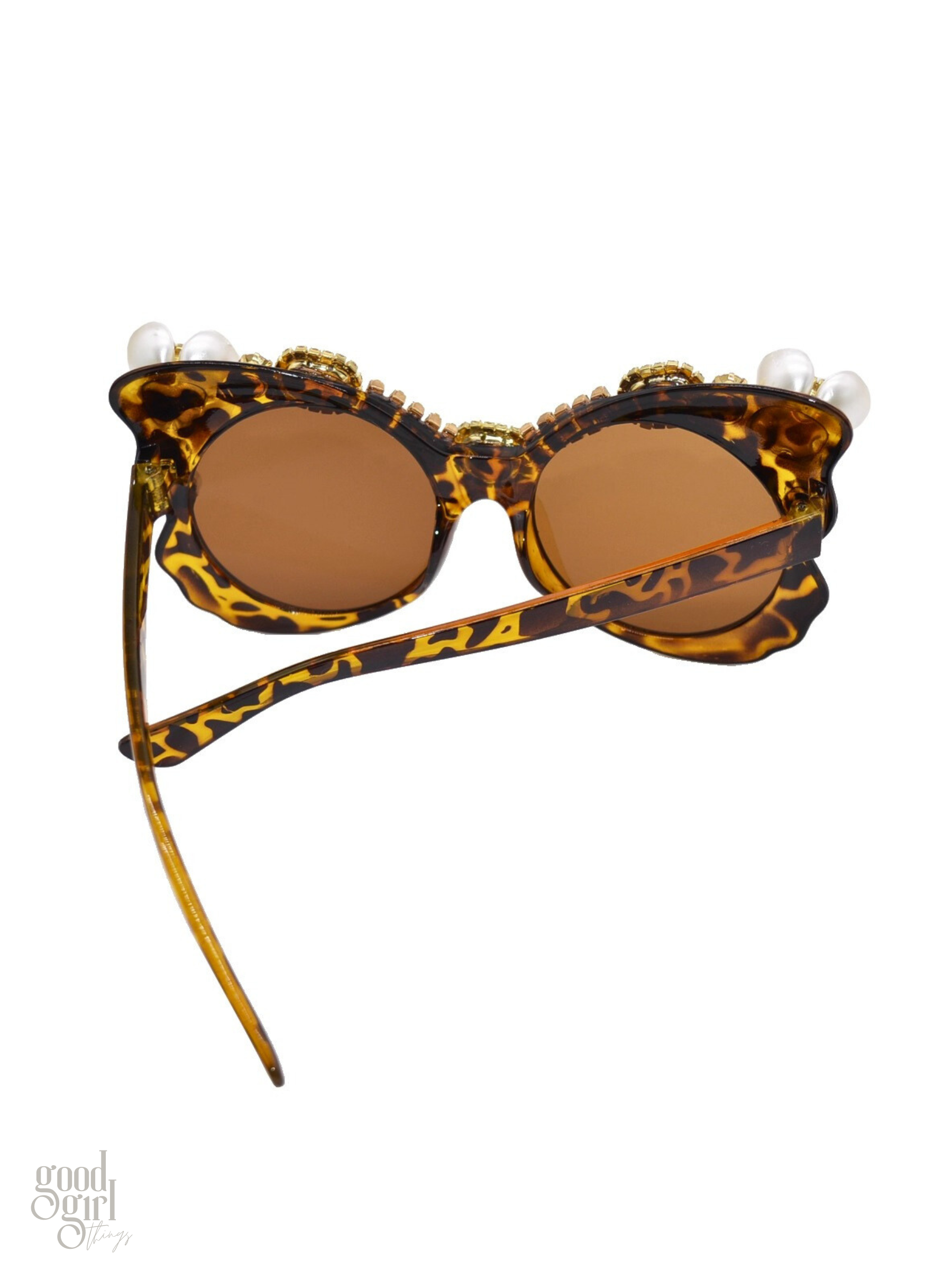 Taraji Crystal Embellished Sunglasses