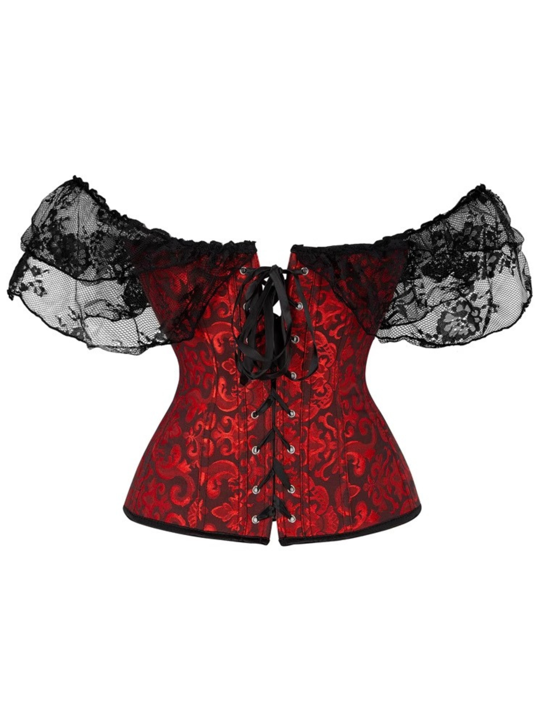 Lareen Lace Sleeve Corset