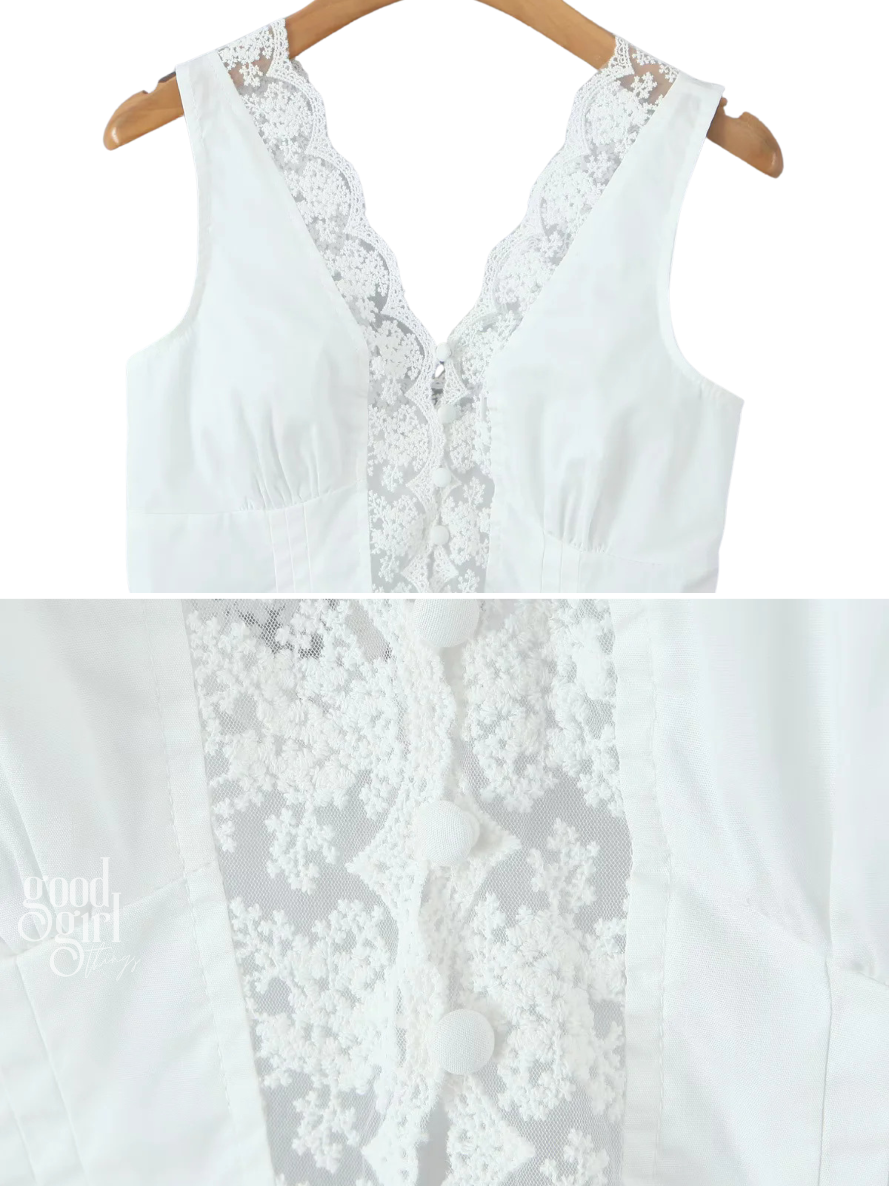 Cydney Lace Trim Skirt Set