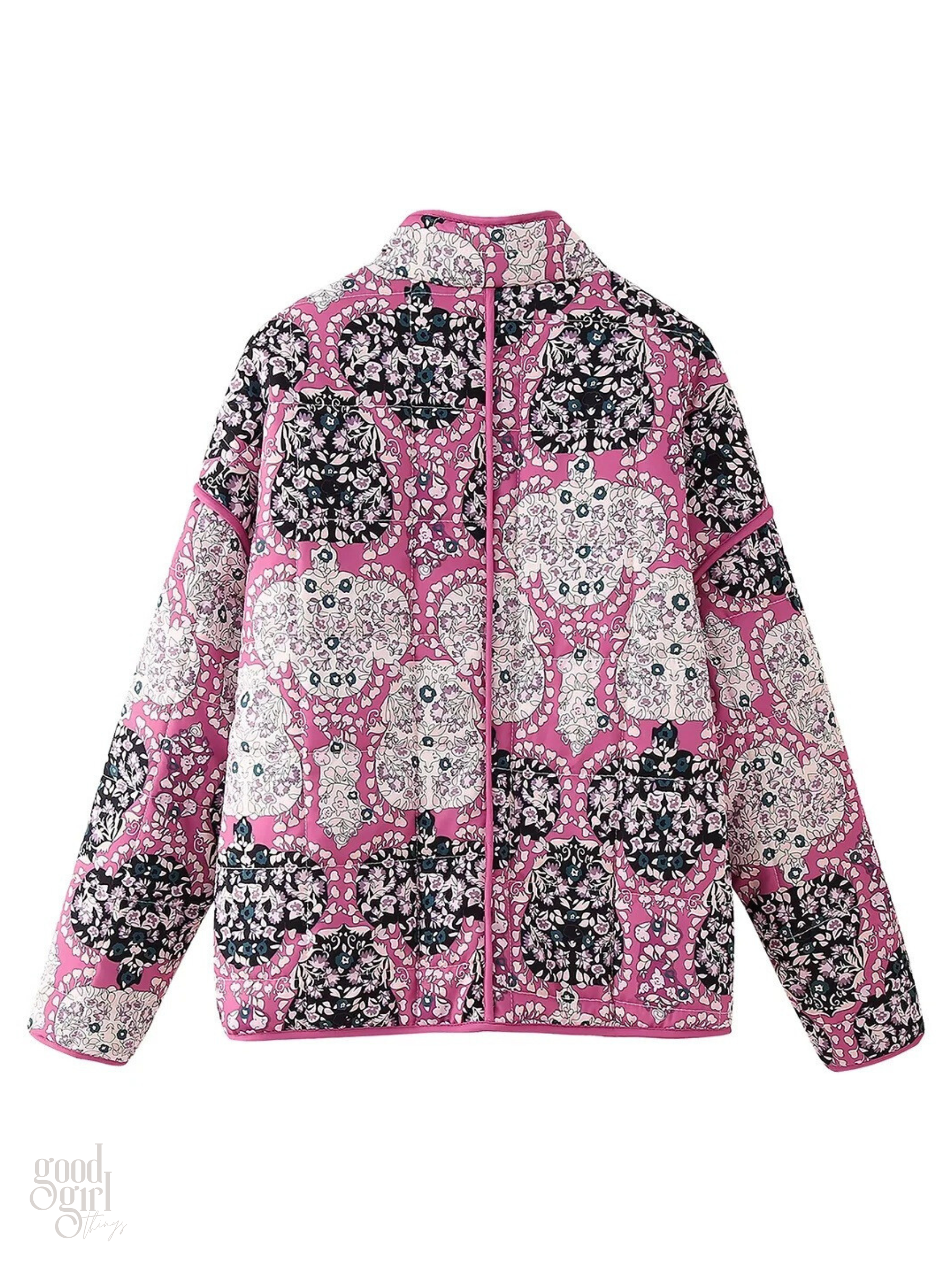 Billie Retro Printed Cotton Jacket