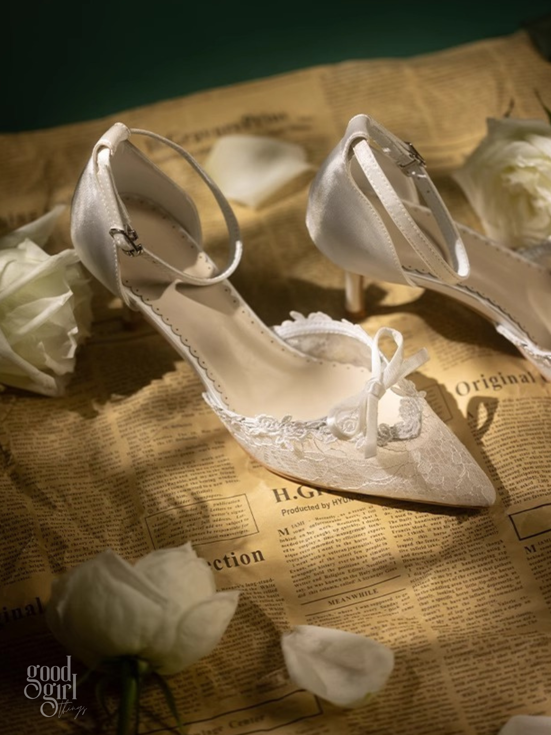 Diane Lace Stiletto Heels
