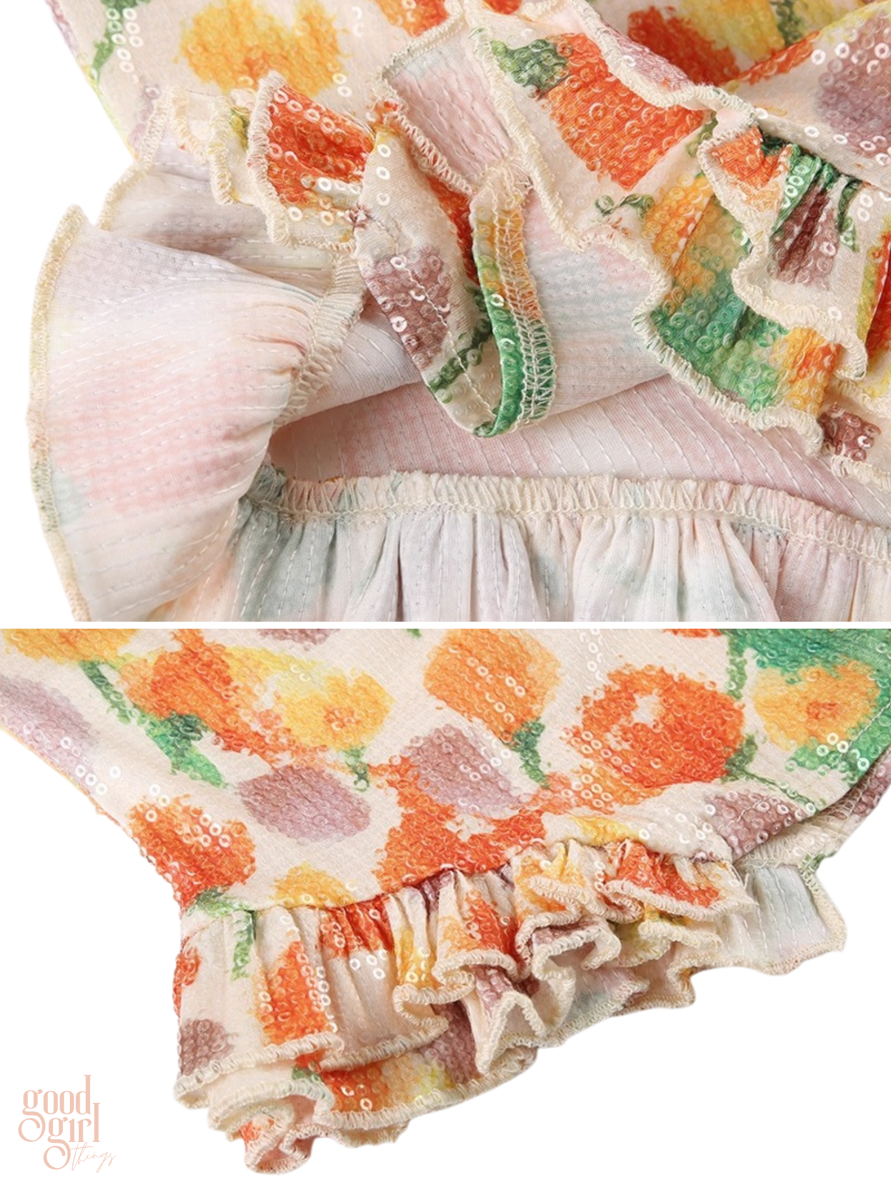 Eleana Sequin Bow Tube Top