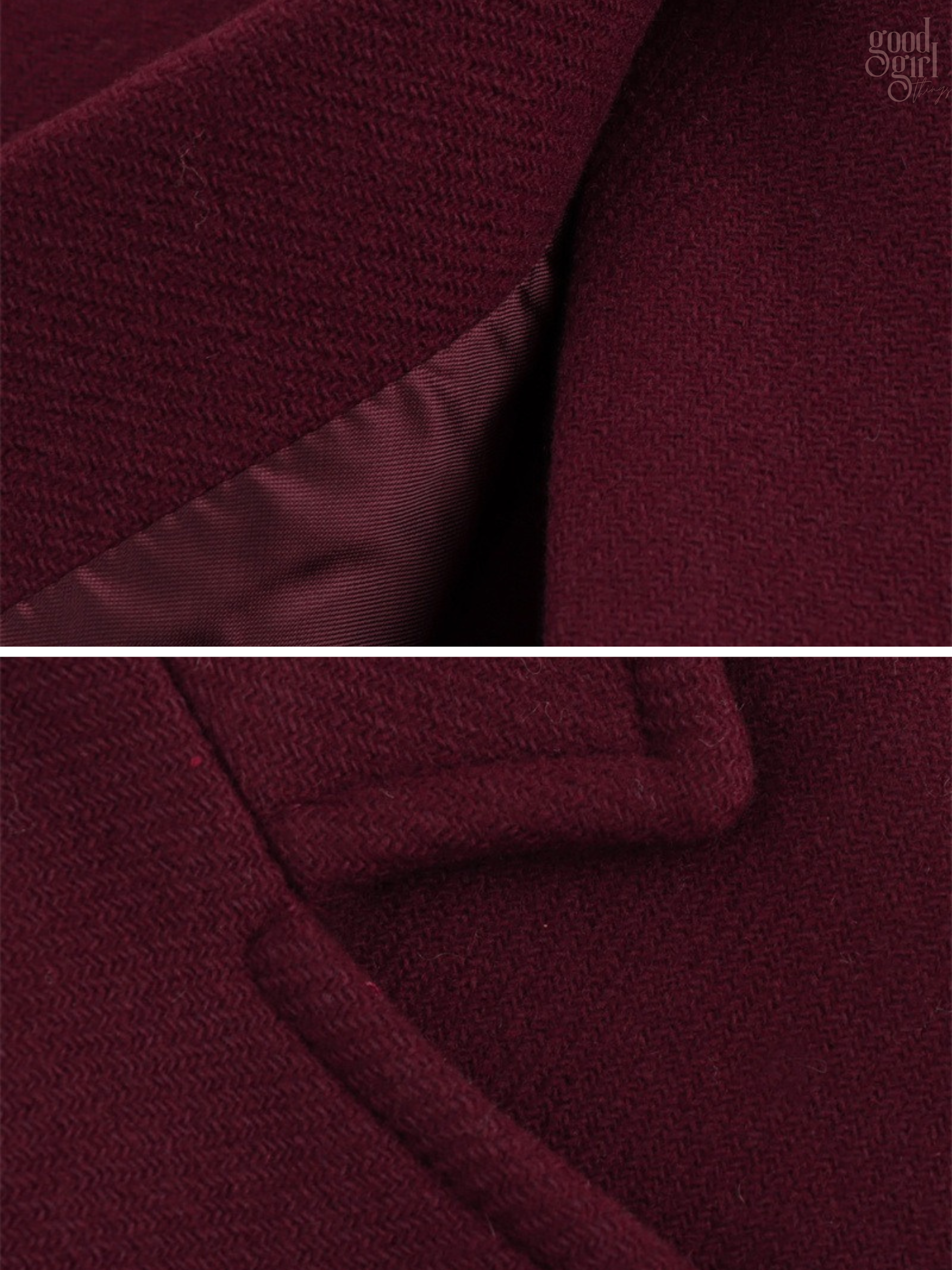 Adley Double-Breasted Long Coat