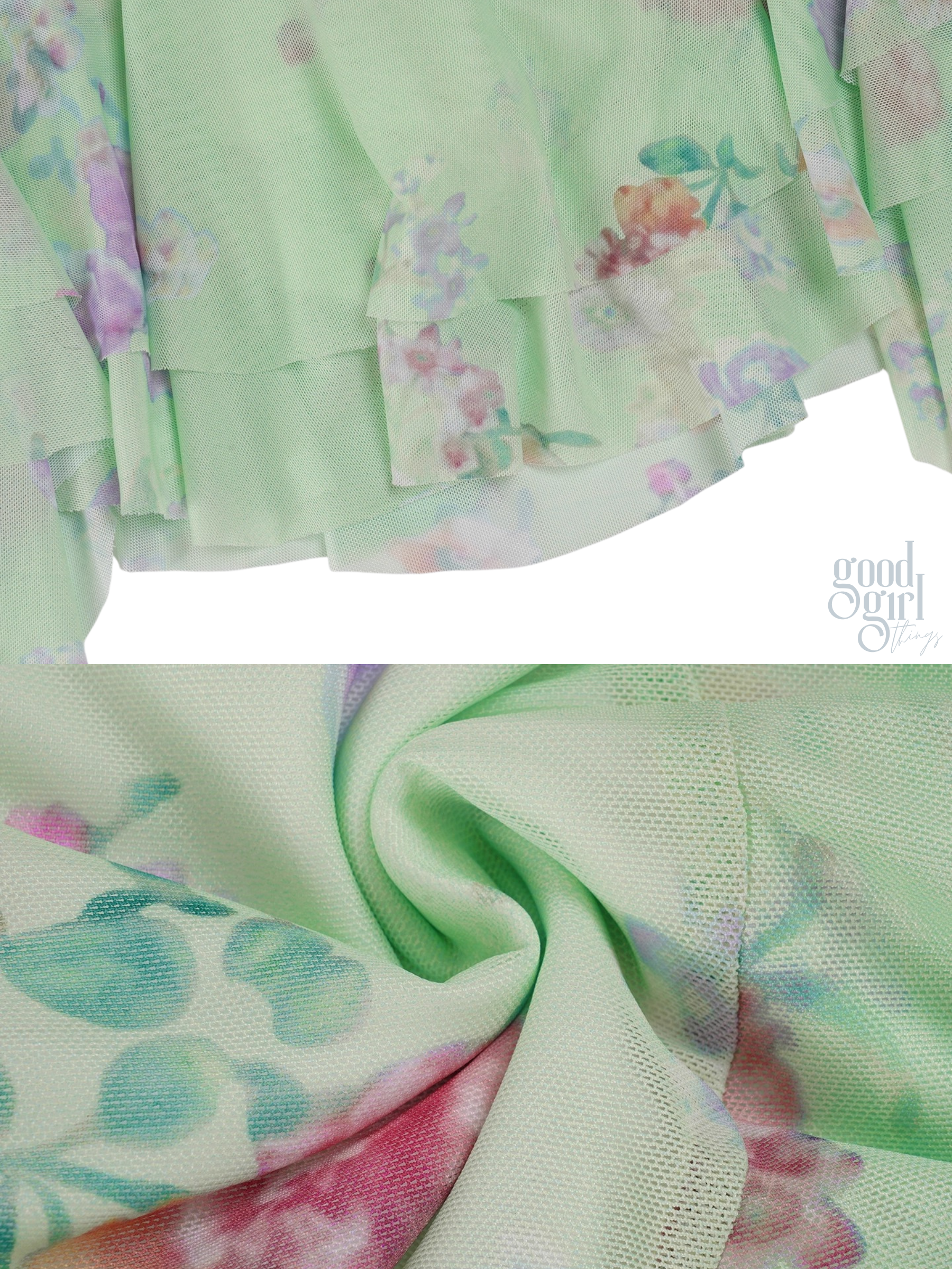 Amaryah Monet Floral Mini Skirt