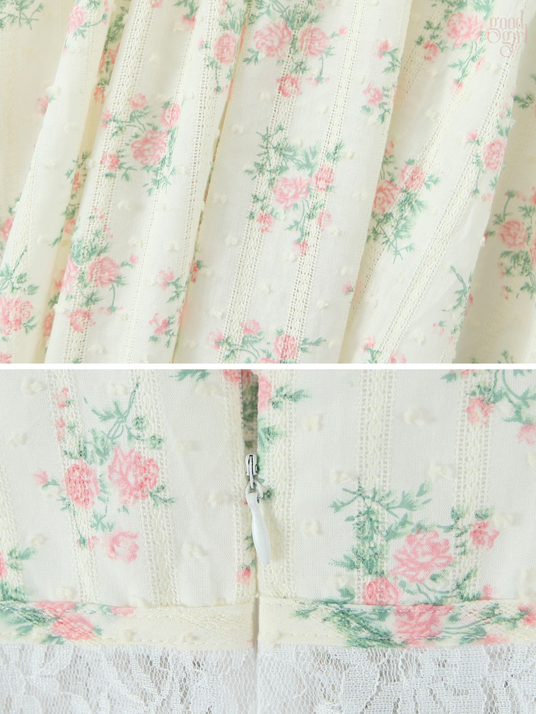 Elaine Lace Corset Floral Mini Dress